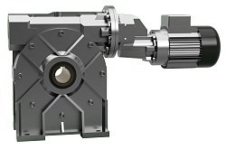 Червячно-цилиндрический мотор-редуктор серии 7МЦЧ-М 63/150 (0,25 квт)