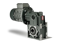 Коническо-цилиндрический мотор-редуктор серии MRV 63 (11 квт)